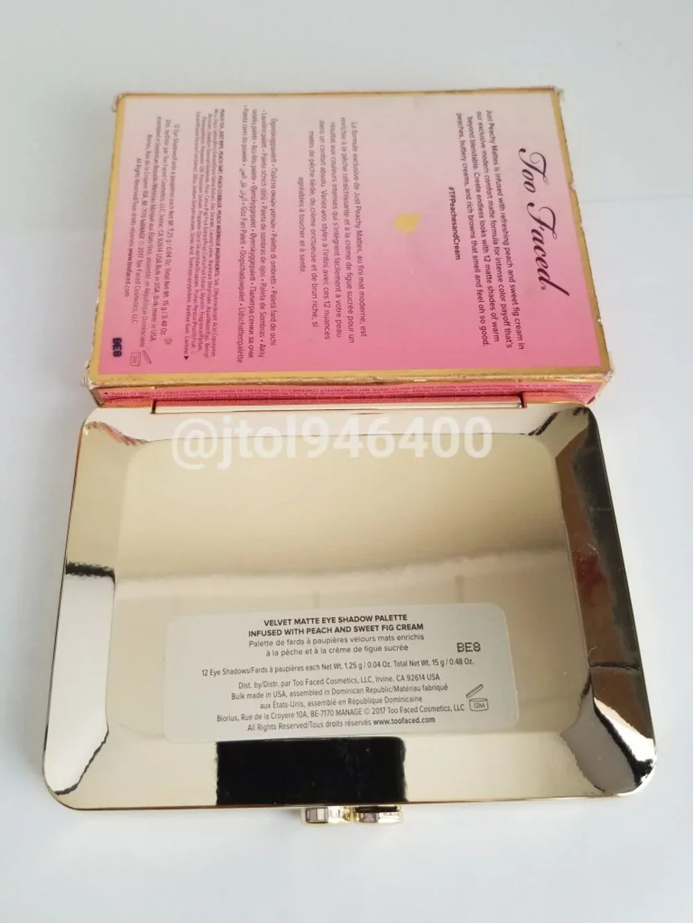 Too Faced Just Peachy Mattes Eyeshadow Palette